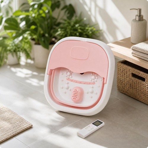 Foldable foot spa with - spa, heat