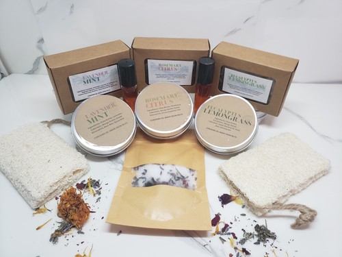 Handmade spa gift set herbal - handmade,