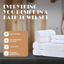 Bath Towels - 700 GSM, Luxury