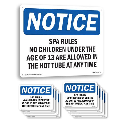 Spa rules children under - spa, no