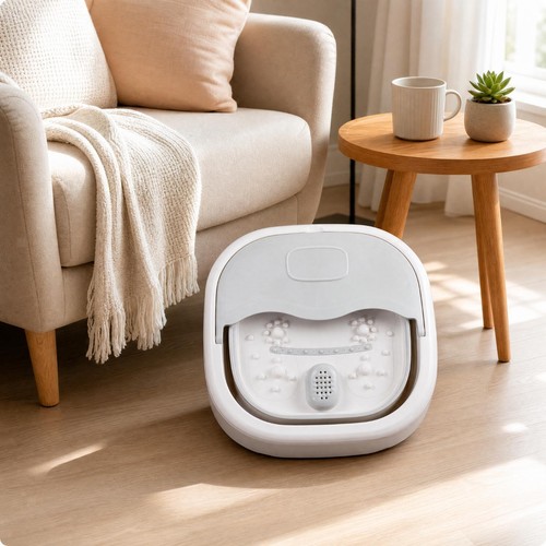 Foldable foot spa with heat - foot,