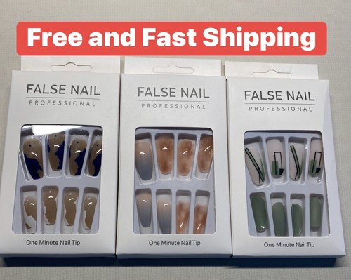 Packs press nail false - press,