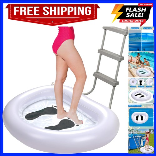 Inflatable pool foot bath - inflatable,